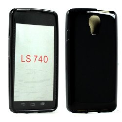 LG Volt LS740 TPU Gel Case (Black)